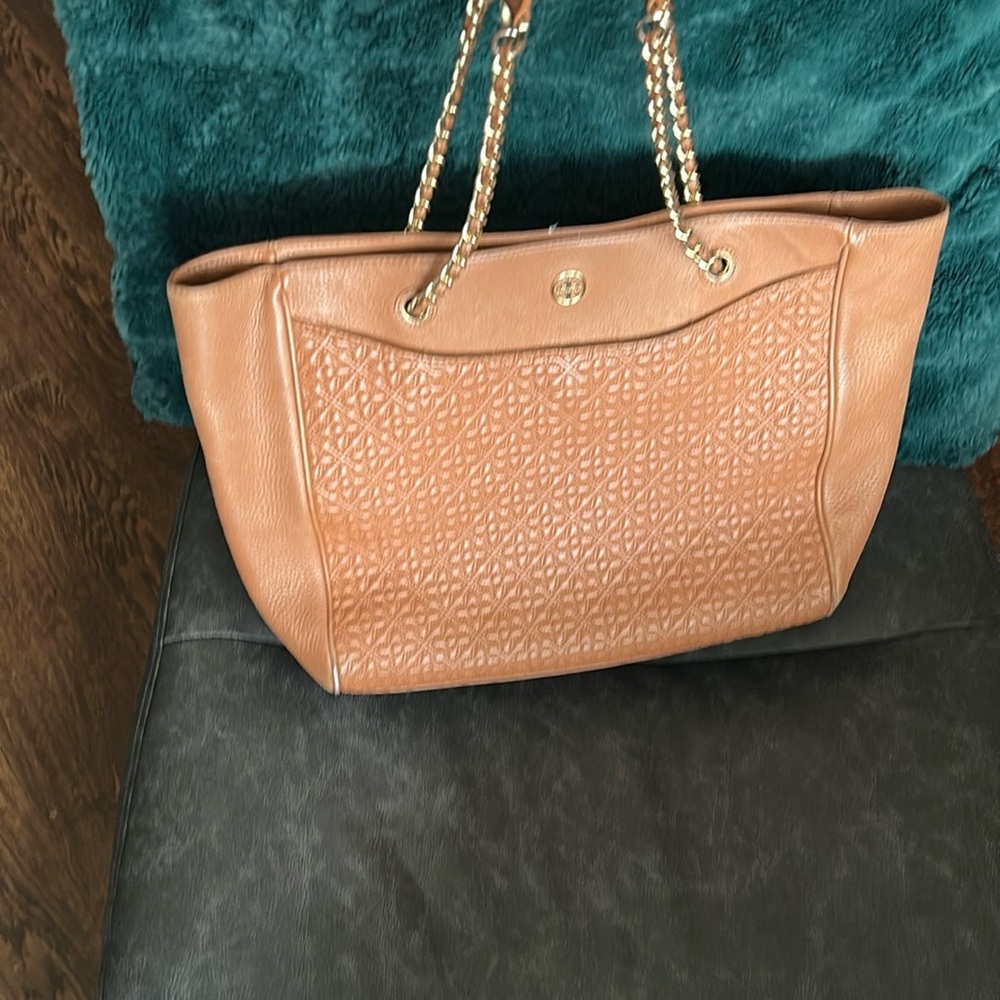 Tory Burch Leather Tote Bag